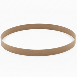 Brown belt on a white background