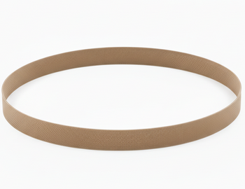 Brown belt on a white background