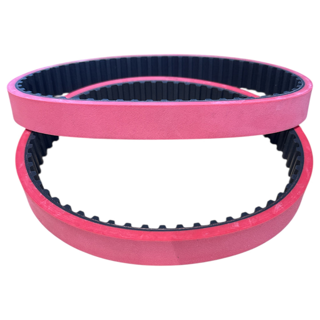 Drive Belts - Red - T10 x 510 x 25 (Red Rubber) [Pack of 2]