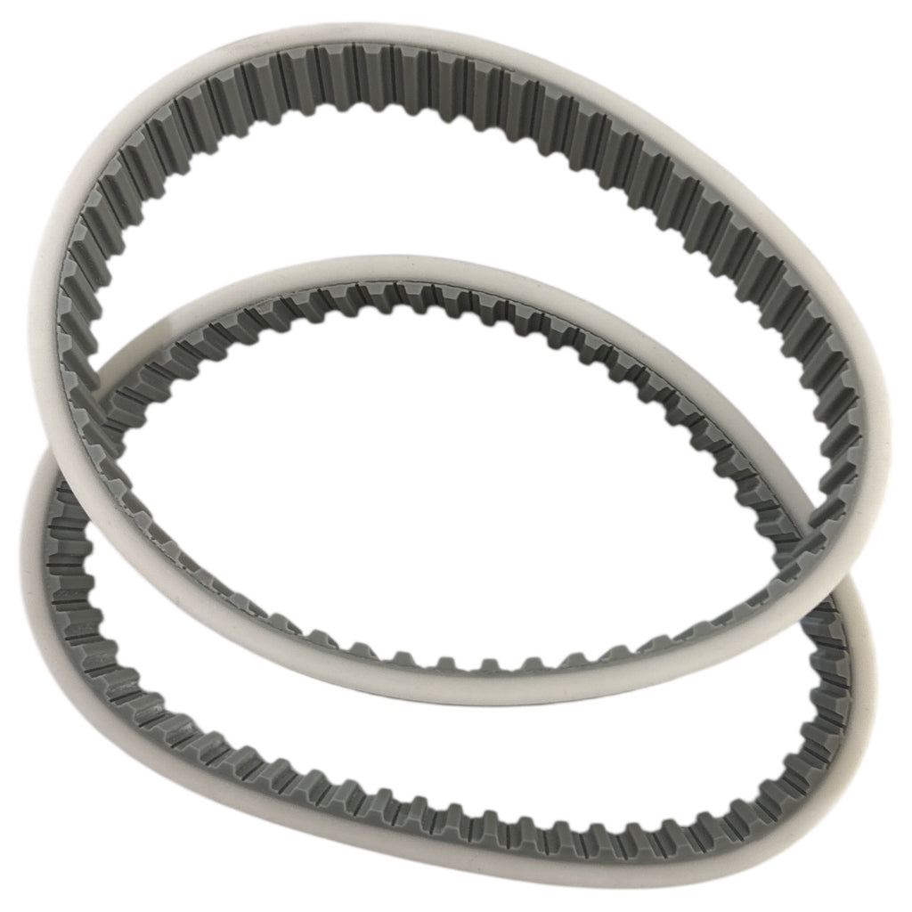 Drive Belts - White - T10 x 510 x 25 (White Silicone) [Pack of 2]