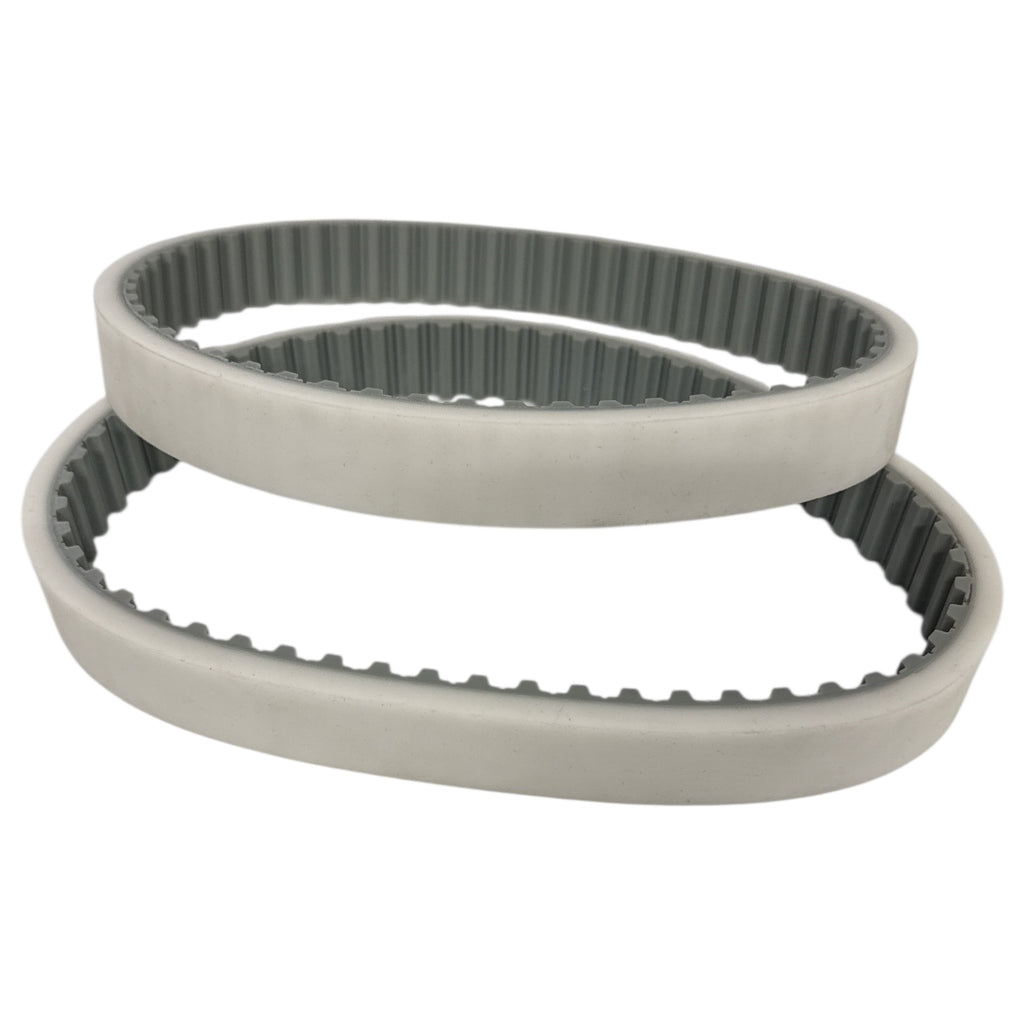 Drive Belts - White - T10 x 510 x 25 (White Silicone) [Pack of 2]