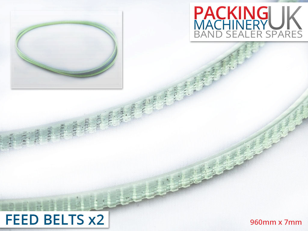 Multi-Wedge Feed Belt for Continuous Band Sealer - 960mm